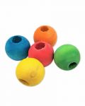 7/8" Color Wood Beads 2pk